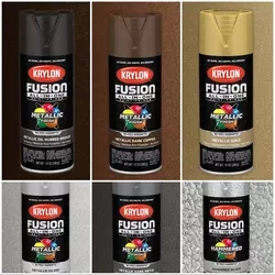 9 Vernice spray Krylon AllinOne Fusion nera lucida
